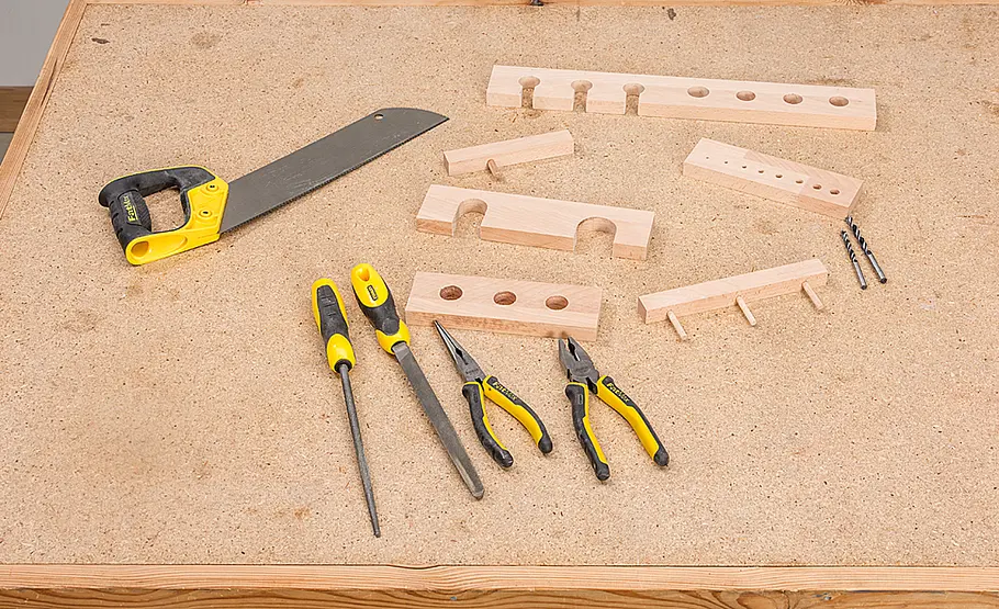 Werkzeugaufhängung aus Holz selber bauen