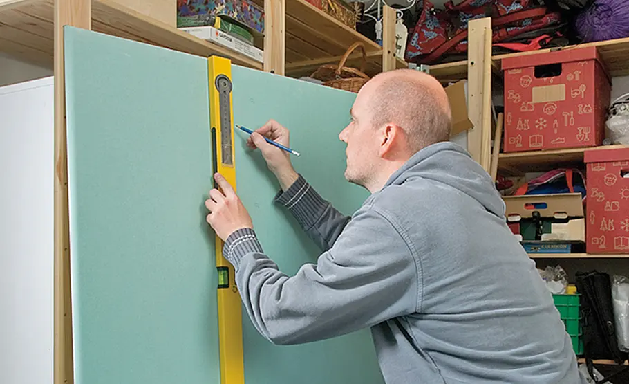 Trennwand mit Leichtbauplatten