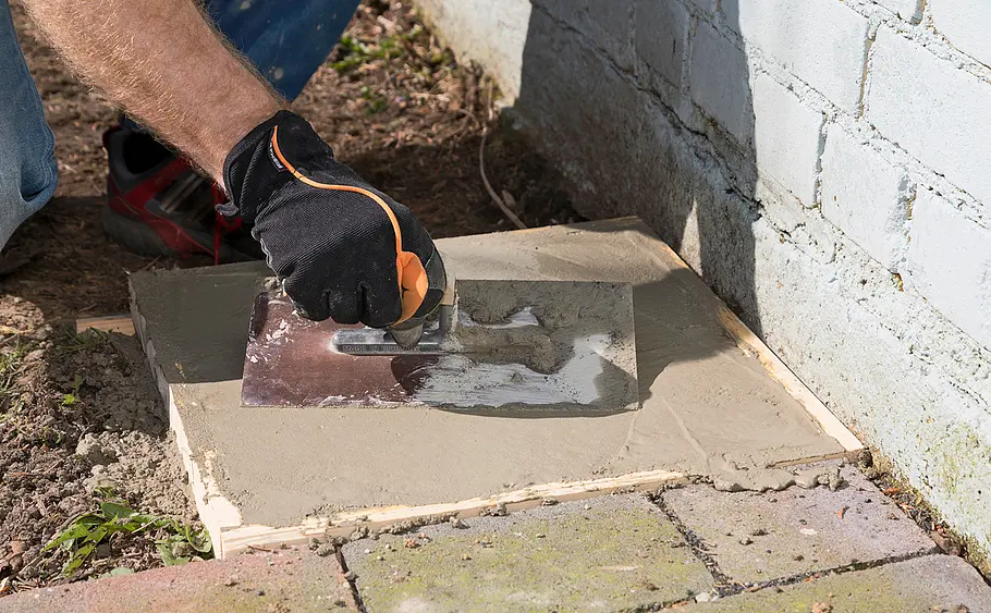Pfostenfundament bauen