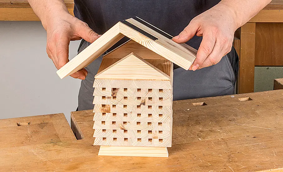 Wildbienenhotel bauen