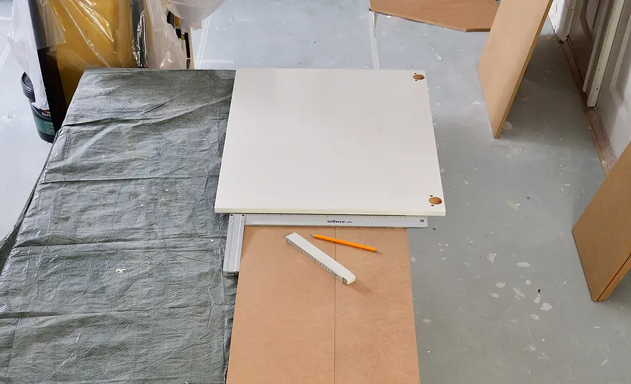 Flur-Eckschrank selber bauen