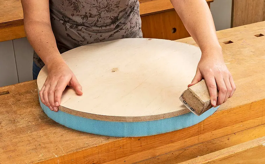 Sitzkissen aus Reifen basteln