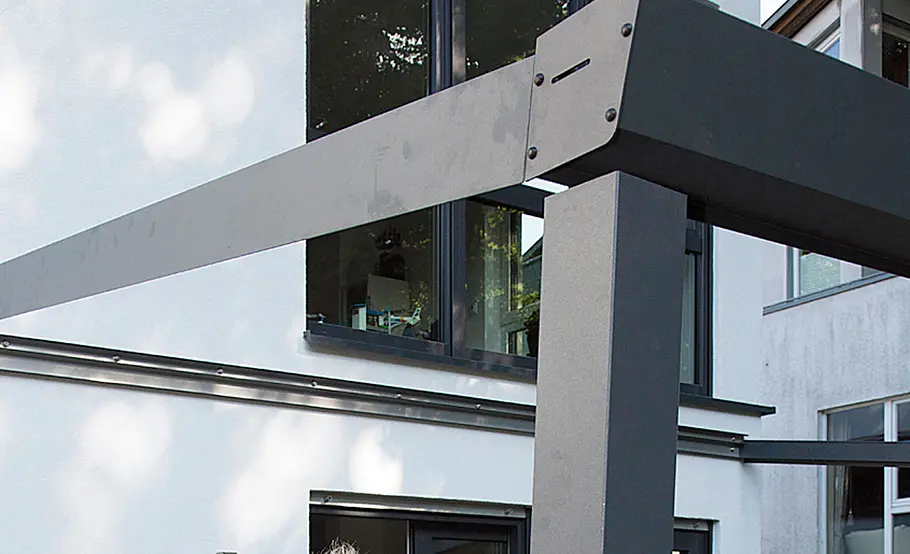 Terrassendach aus Aluminium selber bauen