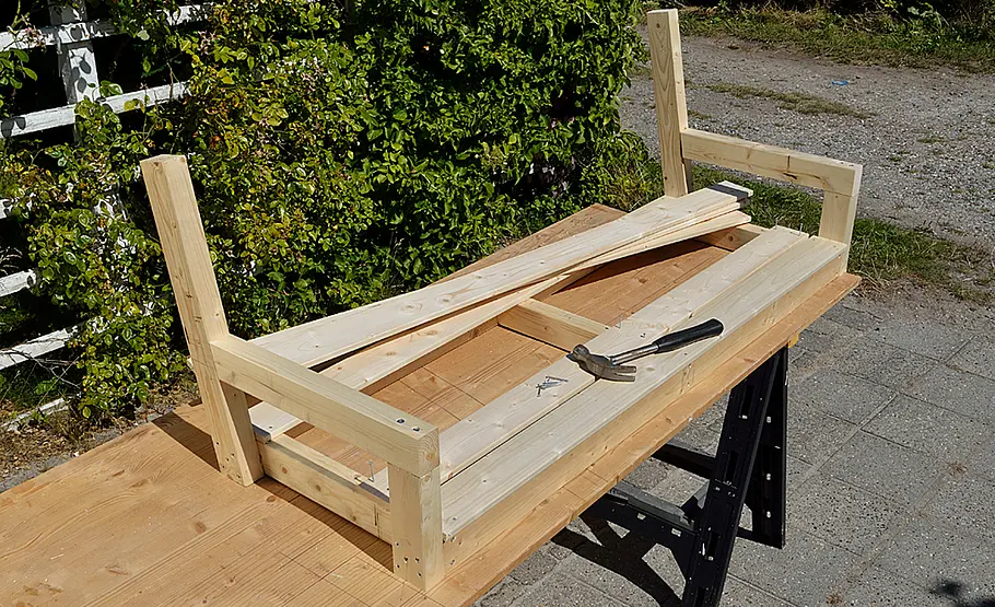 Gartenschaukel bauen