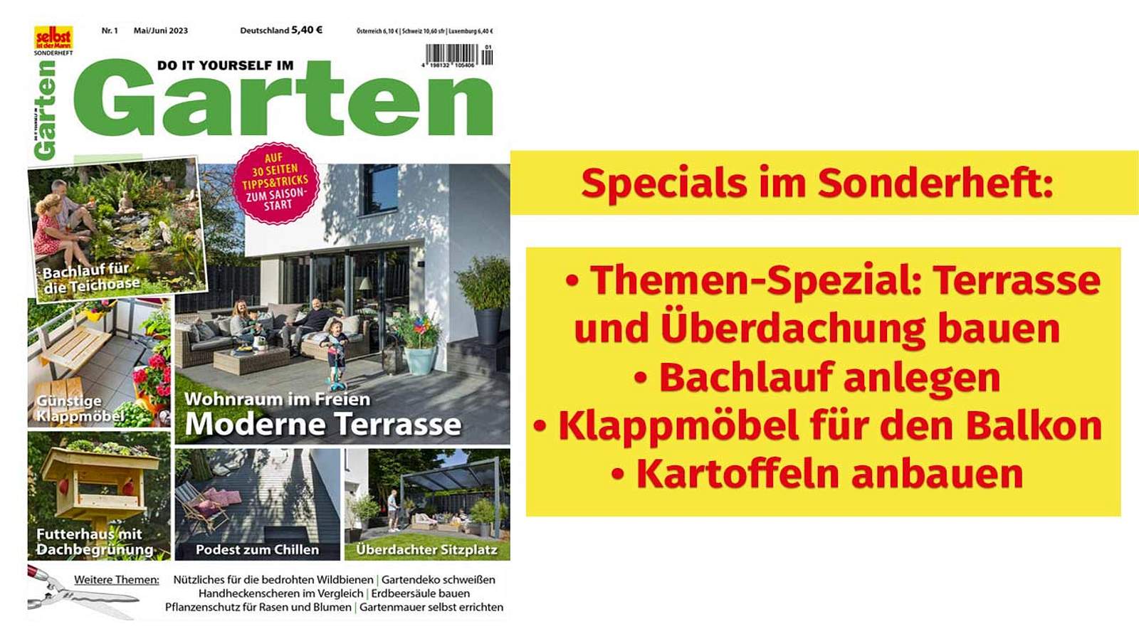 Aktuelles Heft GartenSonderheft selbst.de