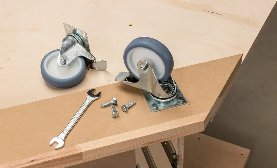Werkstattschrank mit Maschinenrondell bauen