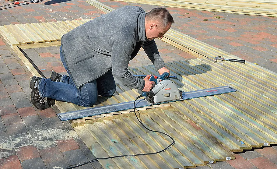 Großzügiges Gartenhaus mit Pultdach selber bauen