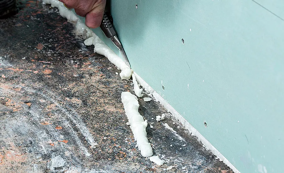 Knauf Ausgleichsmasse verarbeiten