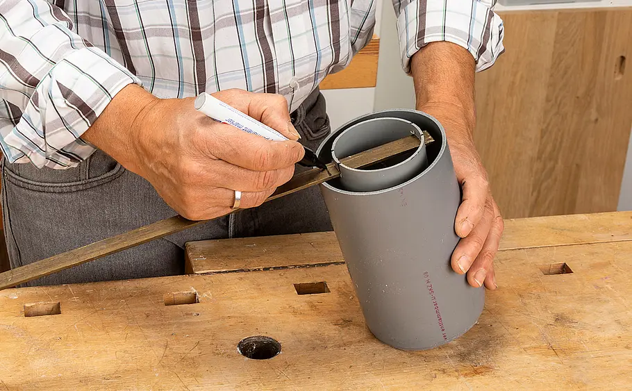 Leuchte aus Kreativbeton basteln