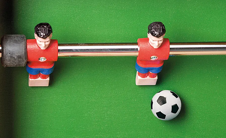 Fußball-Garderobe in klein und groß