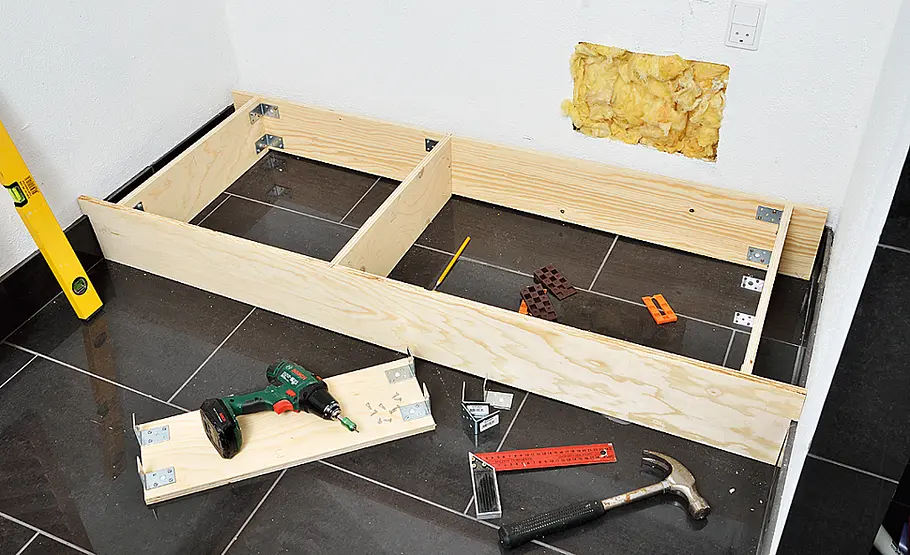 Waschbeckenunterschrank bauen