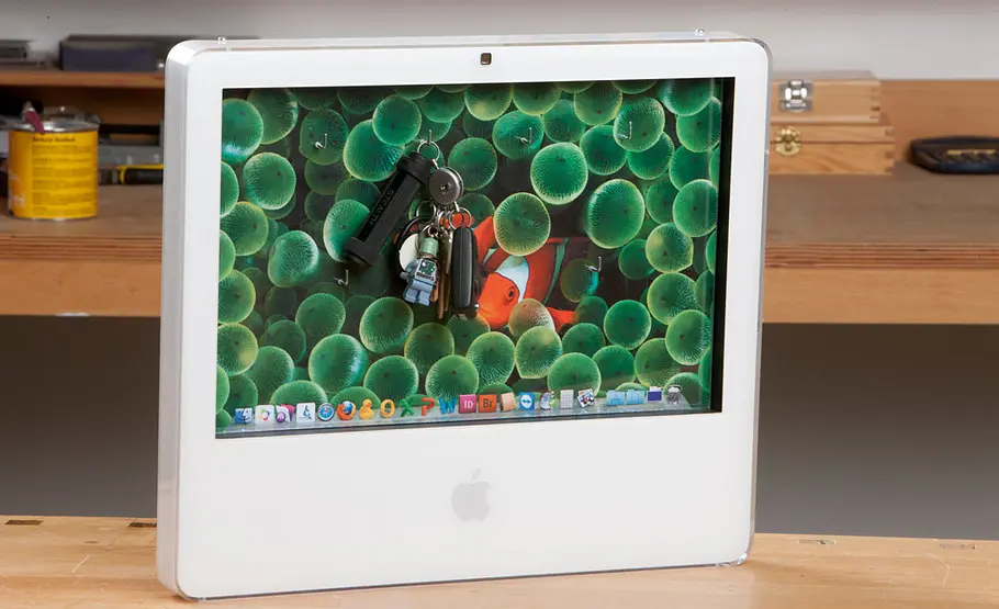 Schlüsselbrett aus iMac selber bauen