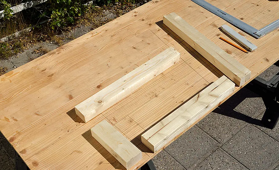 Gartenschaukel bauen