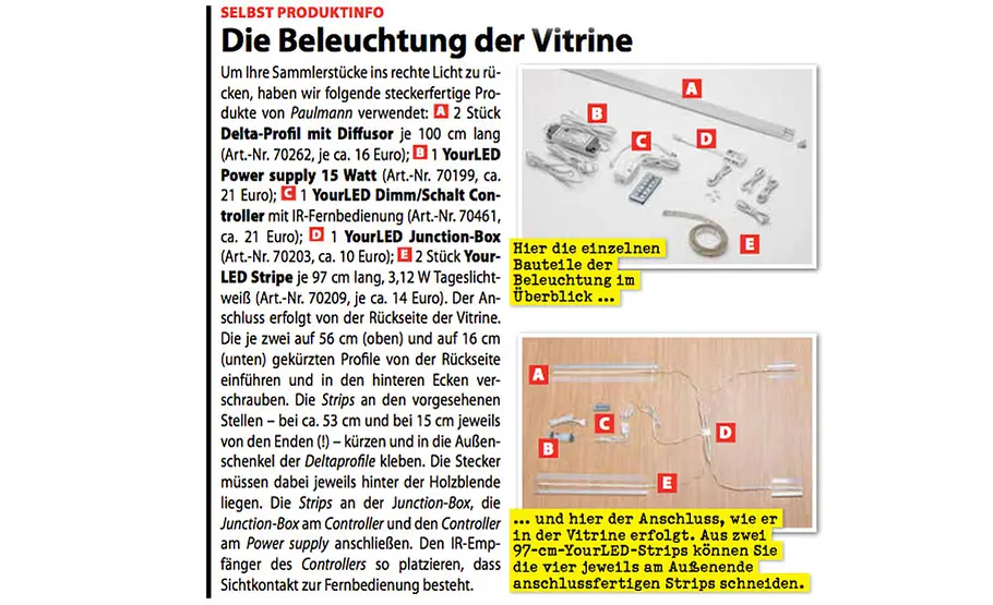 Diese Sammlervitrine präsentiert Ihre Leidenschaft