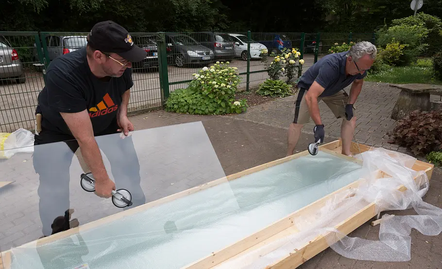 Terrassenüberdachung aus Alu und Glas bauen