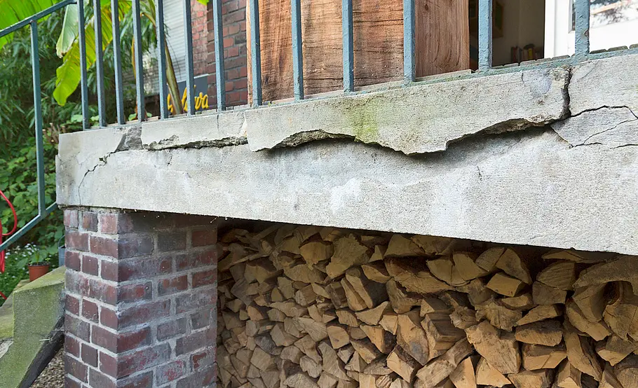 Hochterrasse aus Holz – Vorbereitung