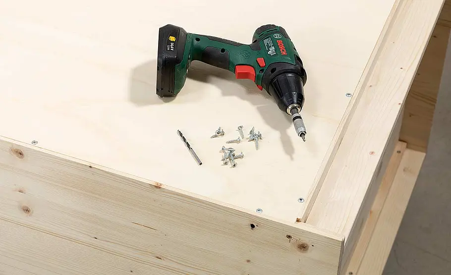 Schrank für unter die Treppe bauen