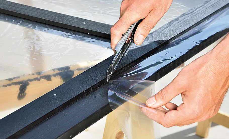 Gewächshaus aus Glas selber bauen
