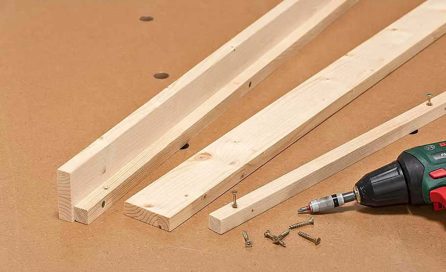 Schrank für unter die Treppe bauen