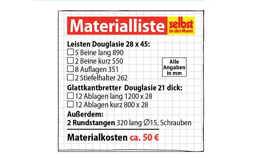 Praktisches Holzregal für den Garten selber bauen