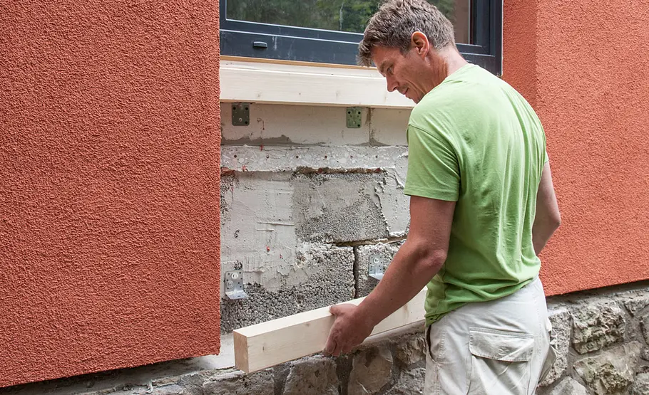 Fassade verkleiden mit Holz