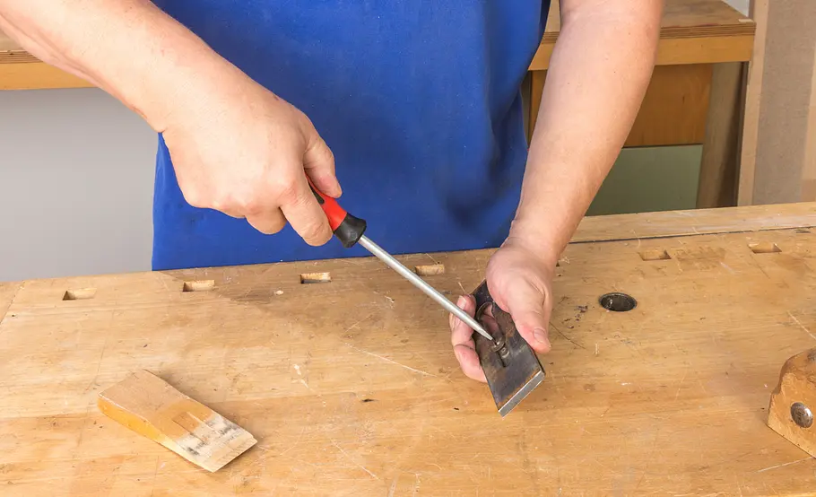 Hobelmesser reinigen