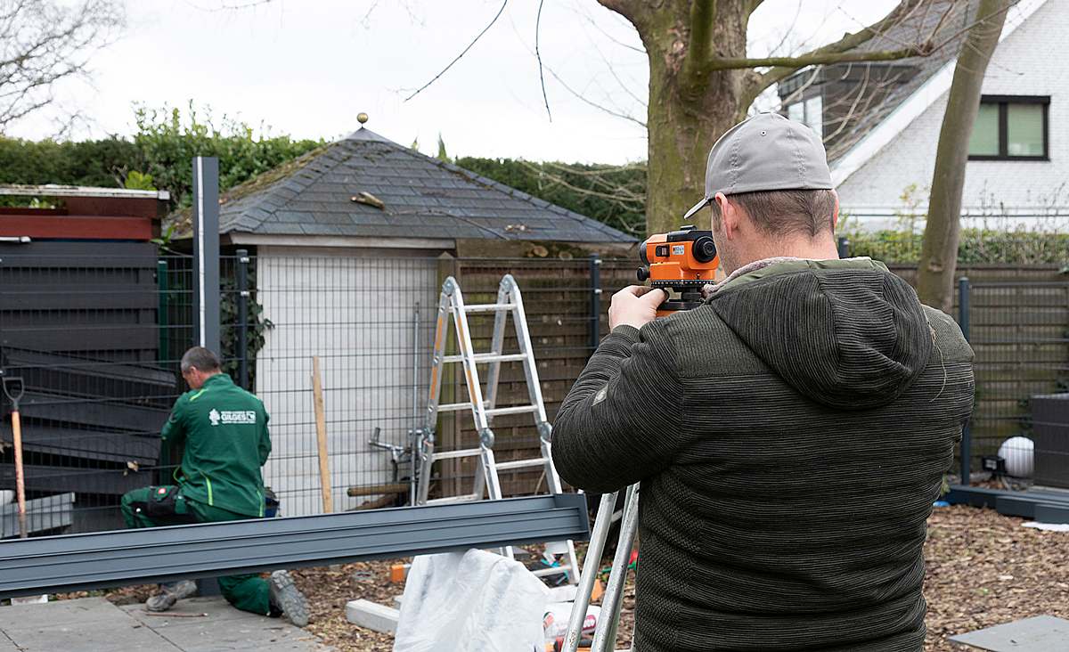 Freistehende Terrassenüberdachung bauen selber bauen