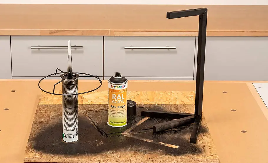 Leuchte aus Diarahmen bauen
