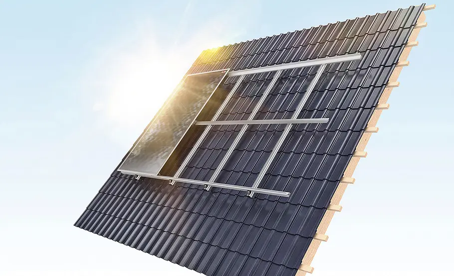 Trink- und Heizwasser mit Solaranlage erwärmen