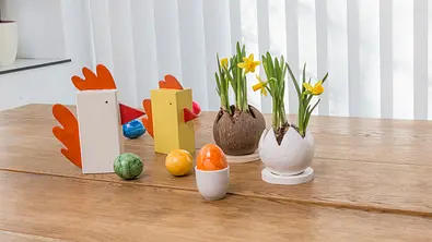 Osterdekoration für den Tisch - Foto: KEH / sidm