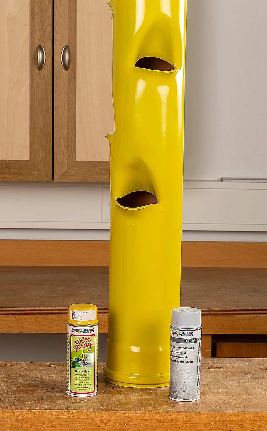 Säule zum Bepflanzen bauen
