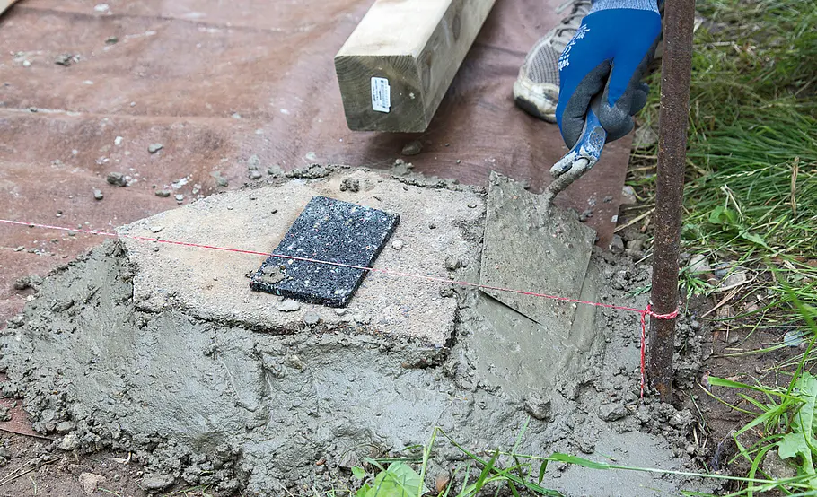 Terrassendielen aus Lärche verlegen