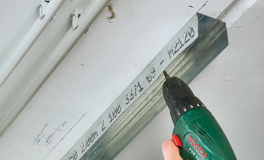 Trennwand mit Leichtbauplatten