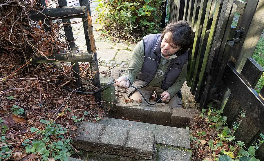 Gartenlampen installieren