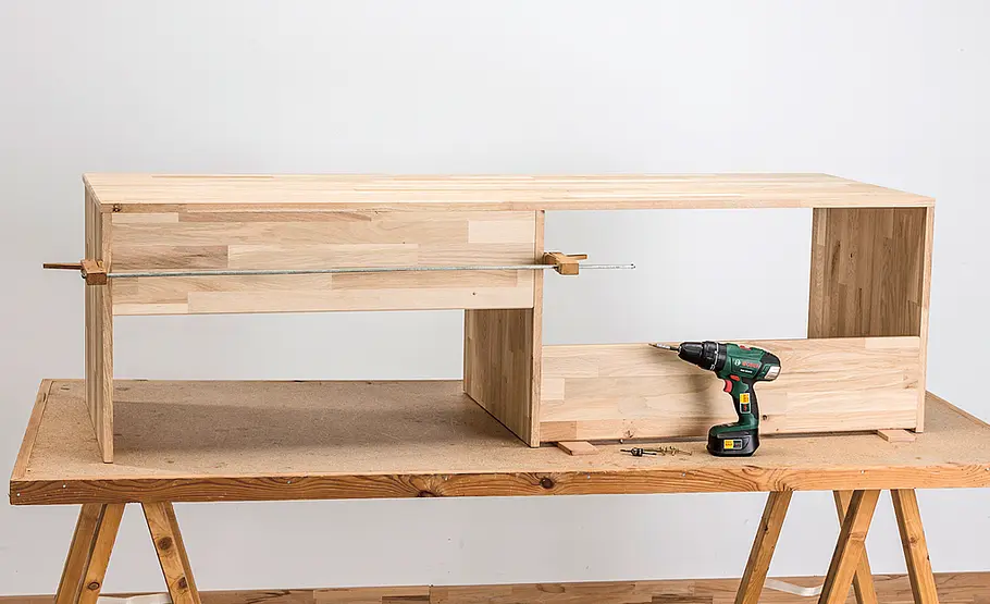 Treppenschrank bauen