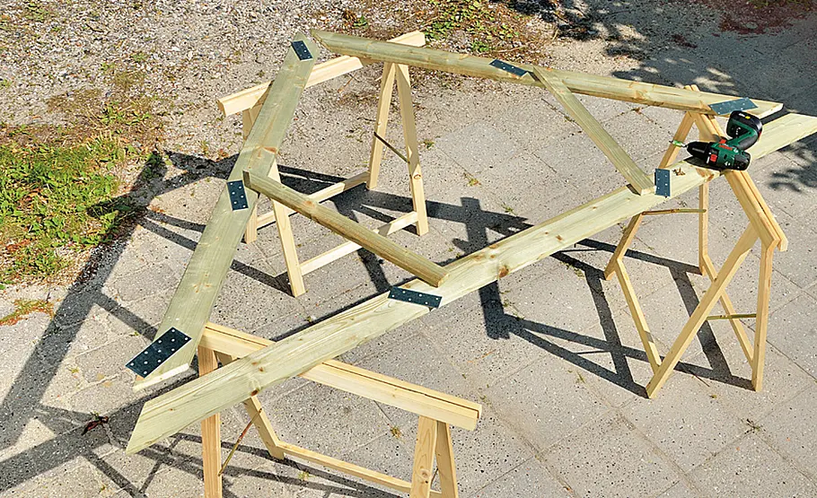 Gewächshaus aus Glas selber bauen