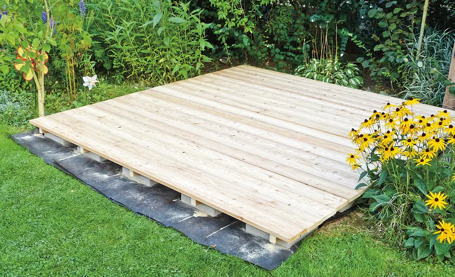 Kleines Sonnendeck selber bauen