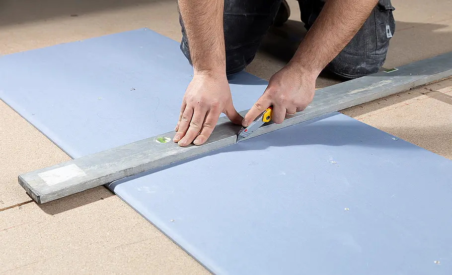 Dachausbau mit Gipskarton-Bauplatten
