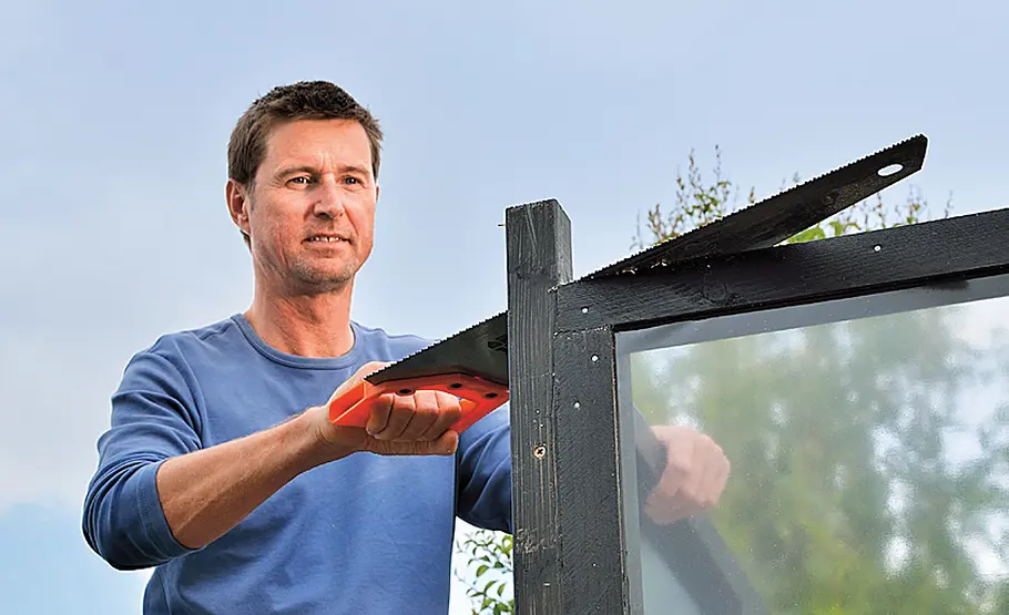 Gewächshaus aus Glas selber bauen
