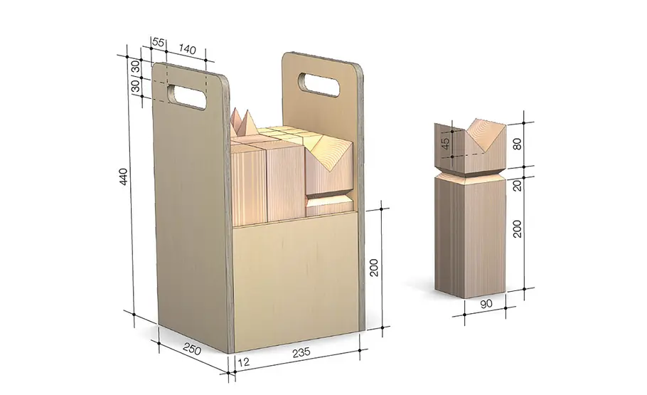 Transportbox für Wikingerschach bauen