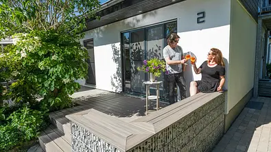 Bank aus Gabionen selbst bauen - Foto: sidm / Archiv, MMM, CK