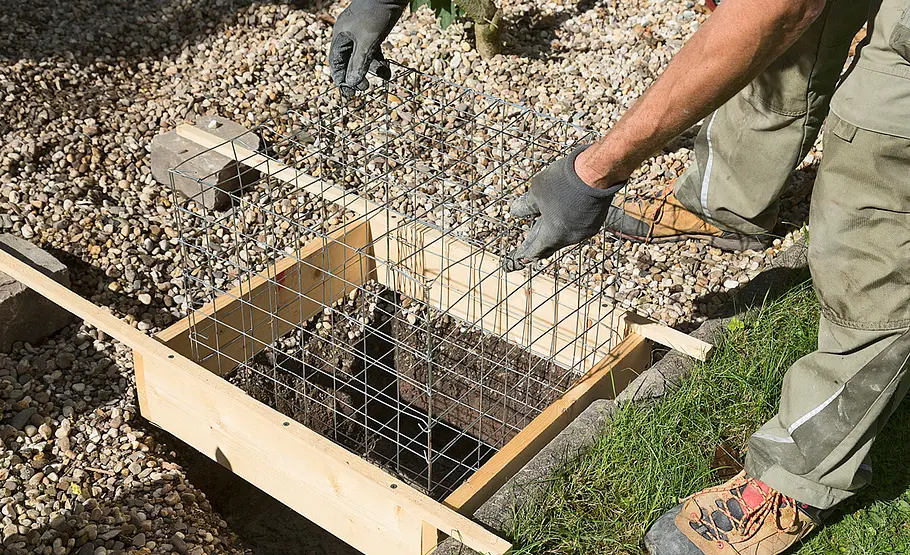 Hochterrasse aus Holz – Unterkonstruktion