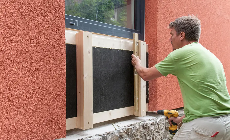 Fassade verkleiden mit Holz