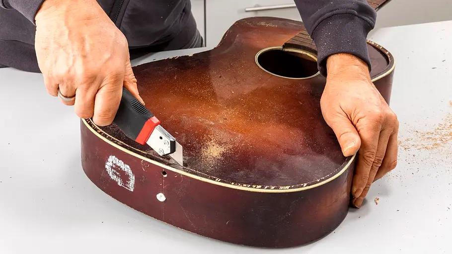 Gitarrenregal selber bauen Gitarrenregal
