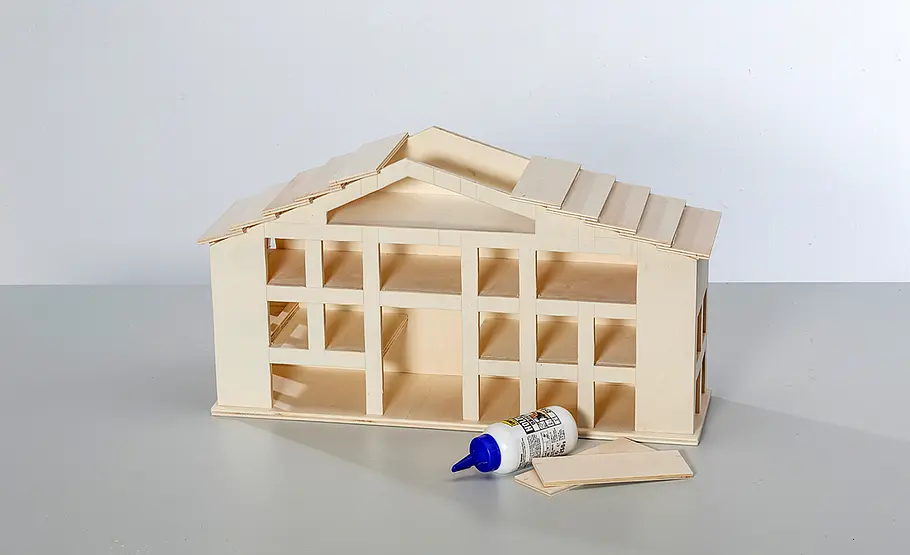 Anleitung Adventskalender-Haus