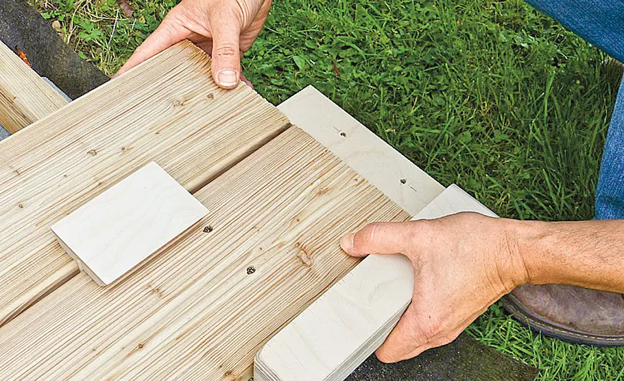 Kleines Sonnendeck selber bauen
