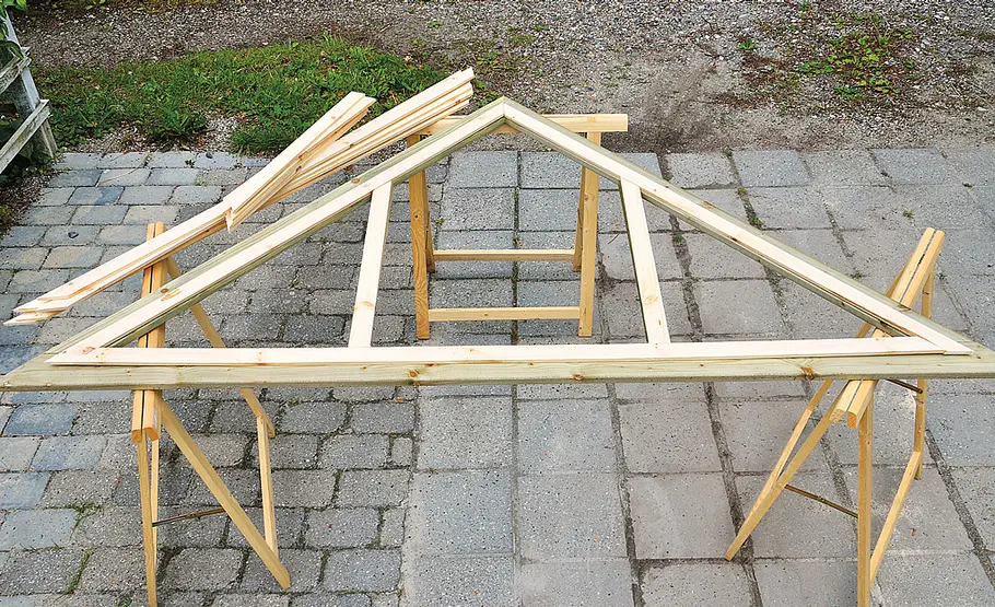 Gewächshaus aus Glas selber bauen
