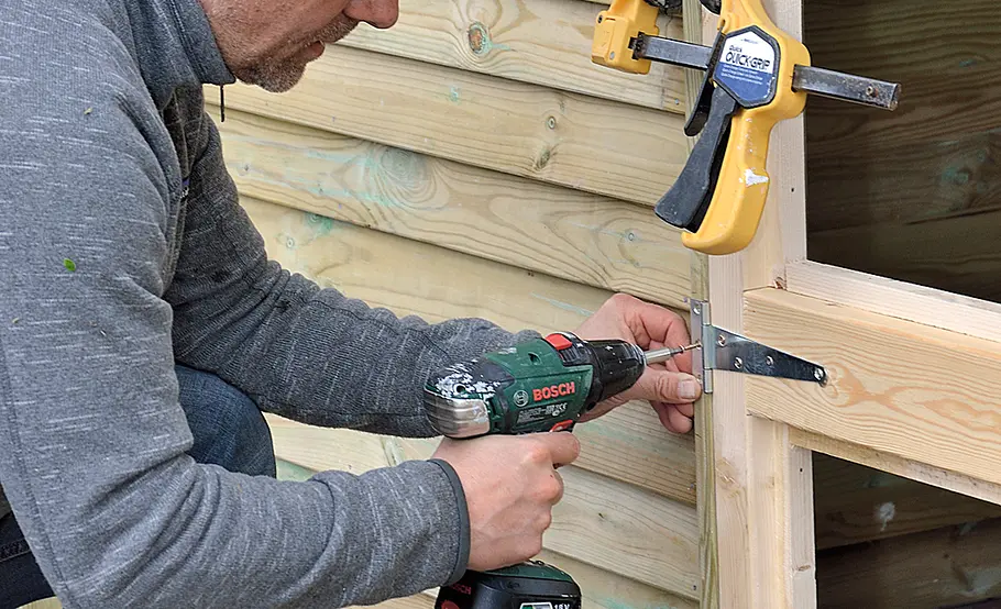 Großzügiges Gartenhaus mit Pultdach selber bauen