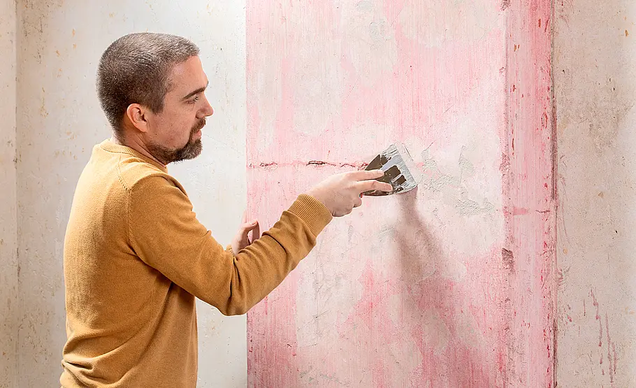 Schäden im Wand-Putz ausbessern