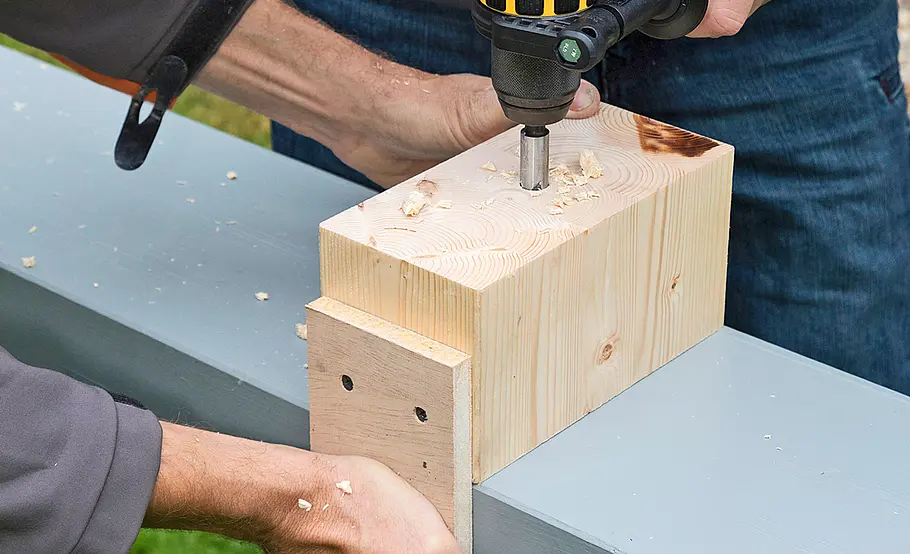 Hochterrasse aus Holz – Unterkonstruktion